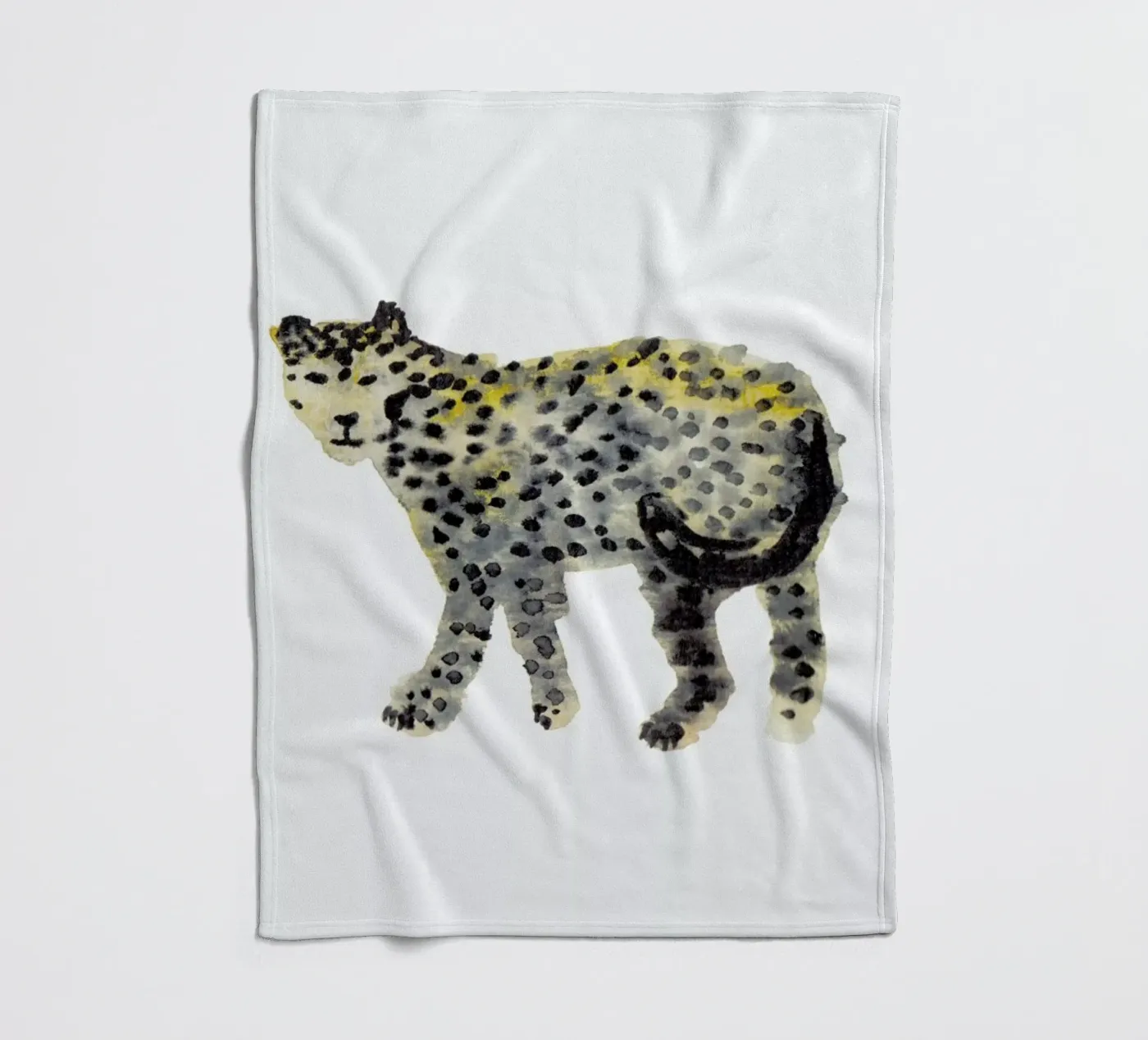 Leopard I Fleecedecke von Farina Kuklinski