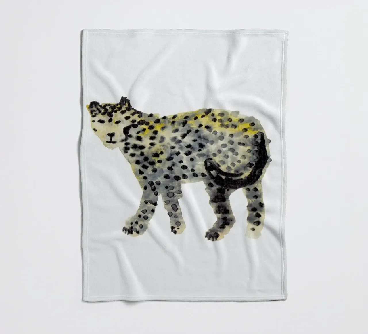 Leopard I Fleecedecke von Farina Kuklinski