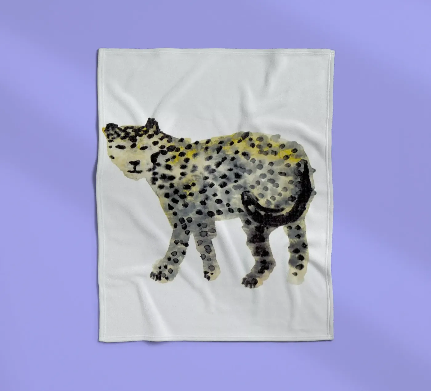Leopard I Fleecedecke von Farina Kuklinski