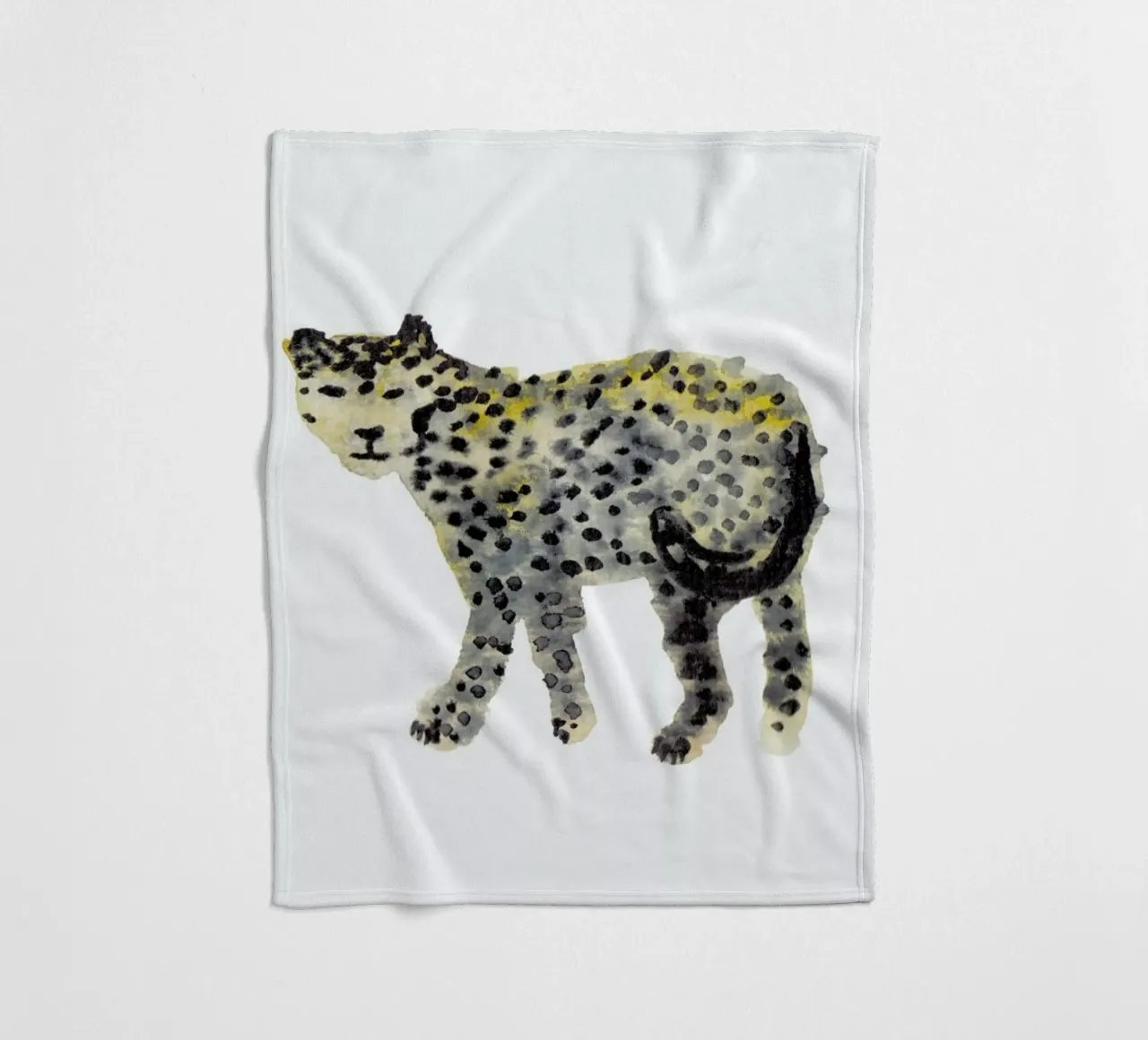 Leopard I Fleecedecke von Farina Kuklinski