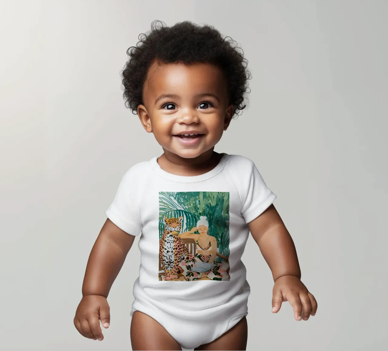 Jungle Vacay Edizione Speciale Gusto Due body neonato maniche corte da 83oranges