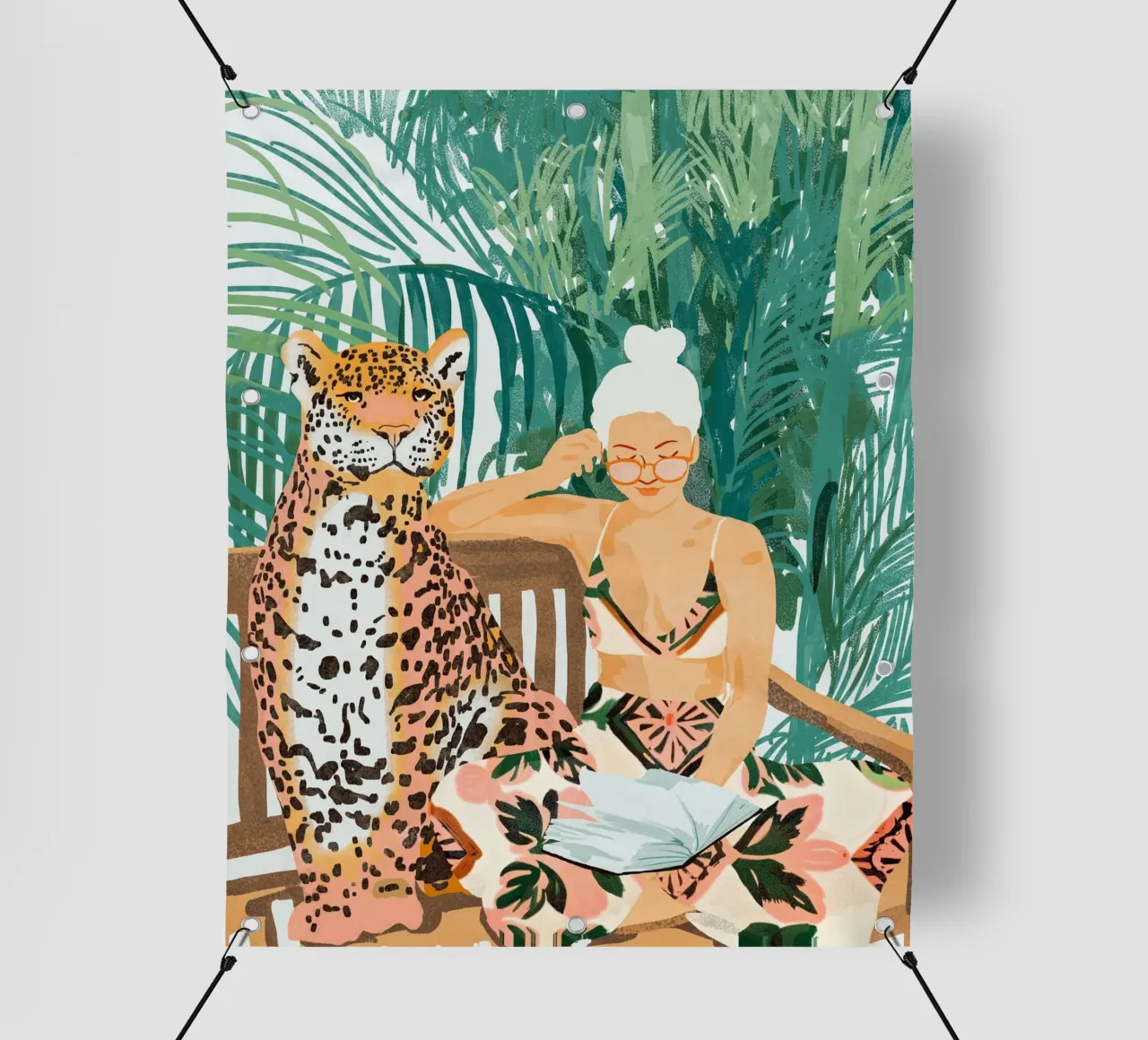 Jungle Vacay Edizione Speciale Gusto Due telo in pvc da 83oranges