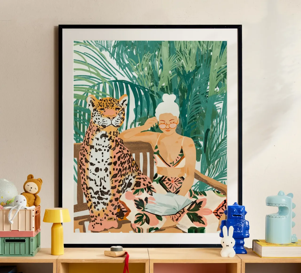 Dschungel-Urlaub Sonderausgabe Geschmacksrichtung Zwei Poster von 83oranges
