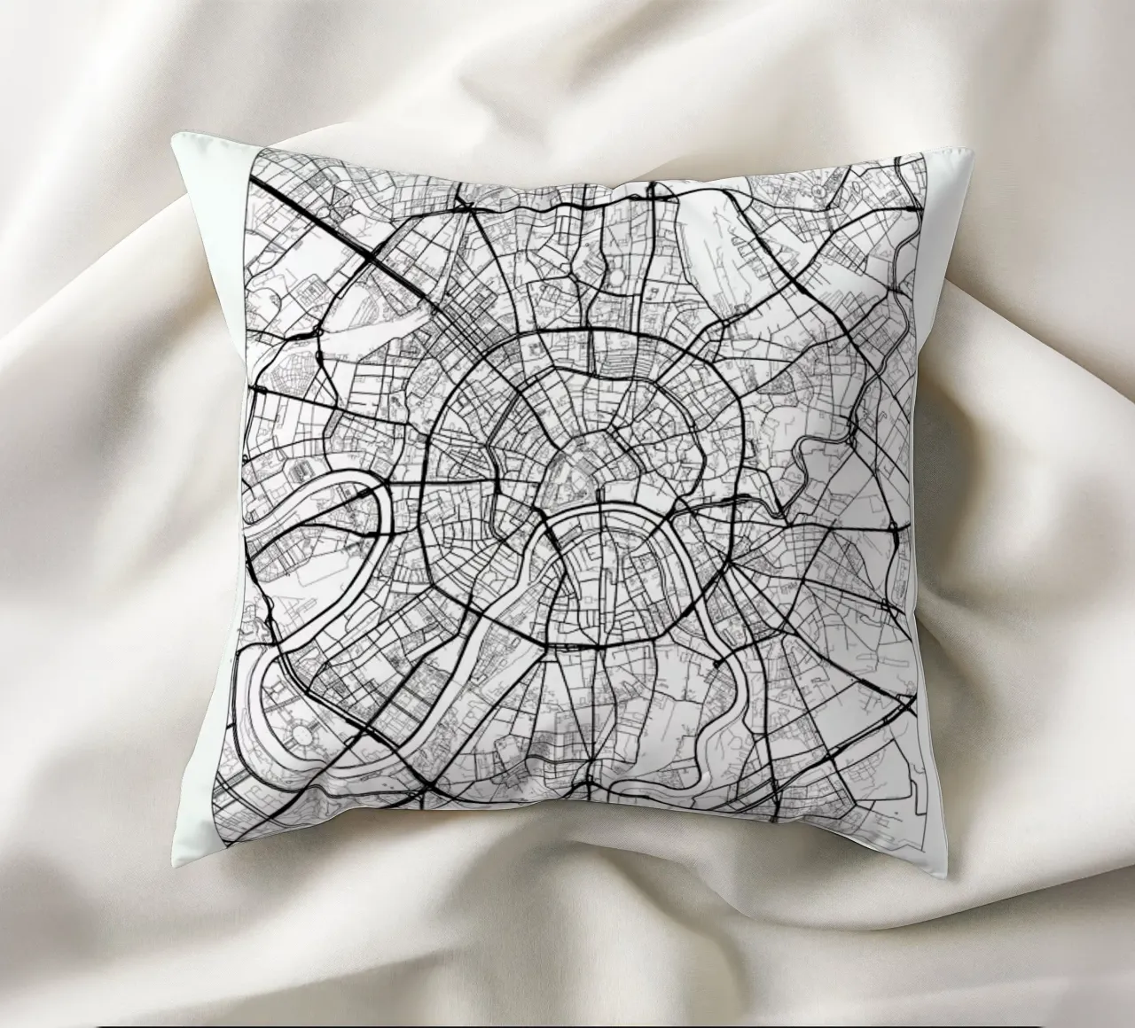 Moscow Minimal decorative cushion by Hubert Roguski