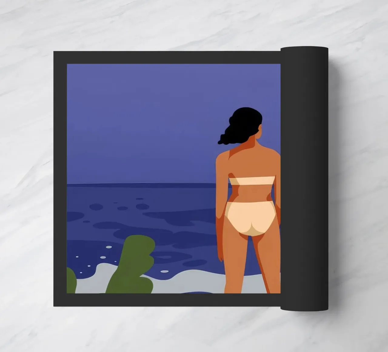 Dusk Reflection doormat by Seren Liodra