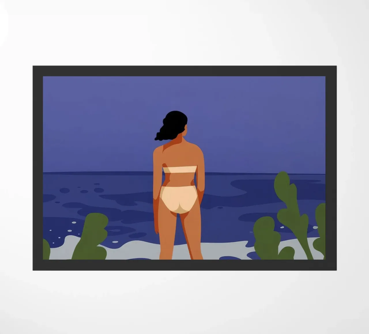 Dusk Reflection doormat by Seren Liodra