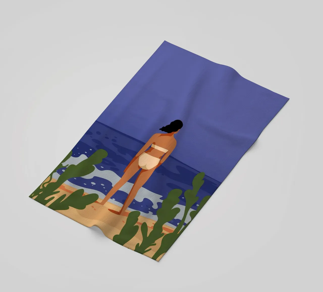 Riflesso del crepuscolo telo mare da Seren Liodra