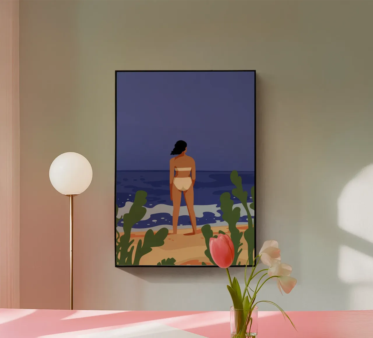 Dusk Reflection acrylic glass by Seren Liodra