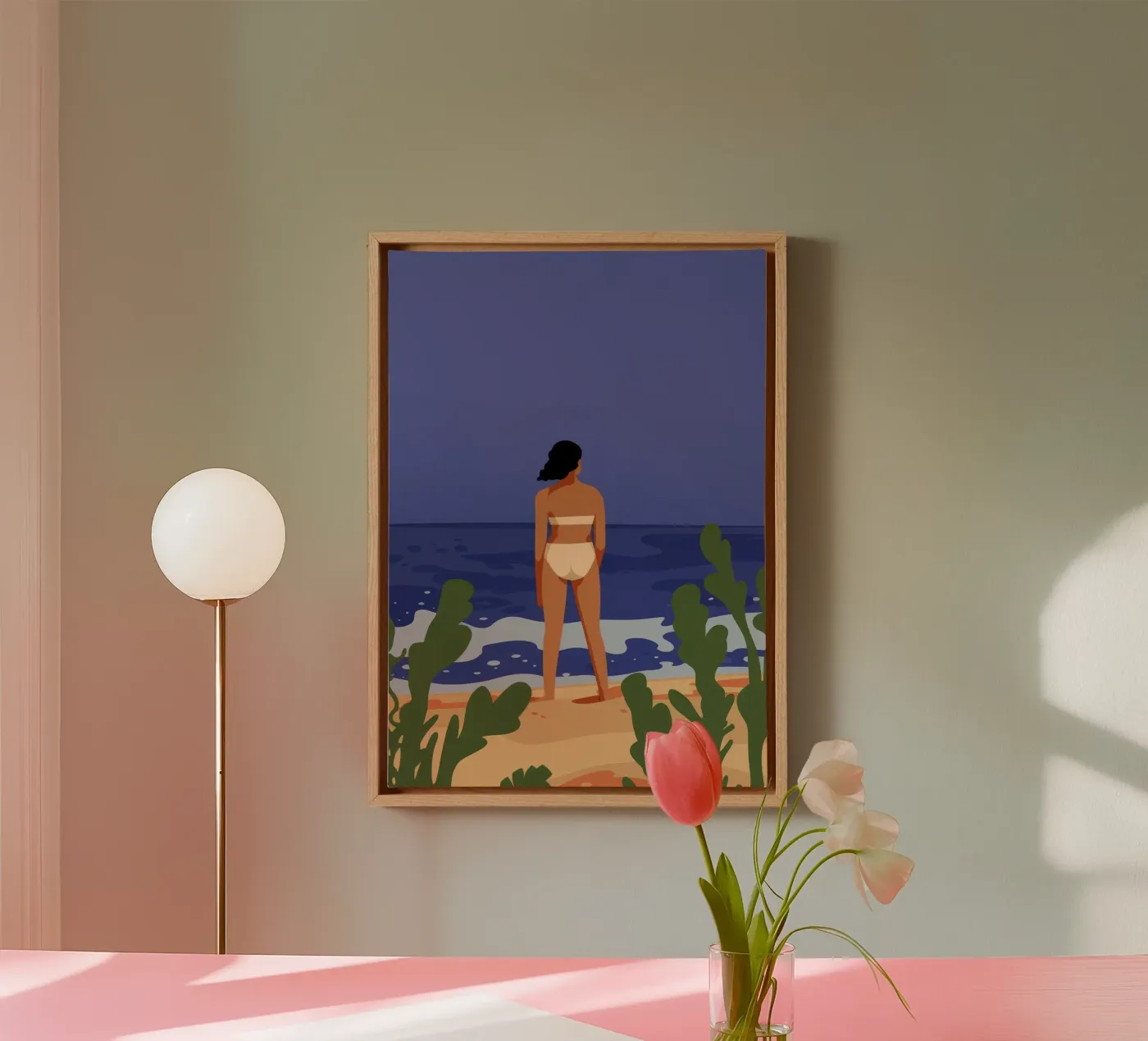 Dusk Reflection canvas by Seren Liodra