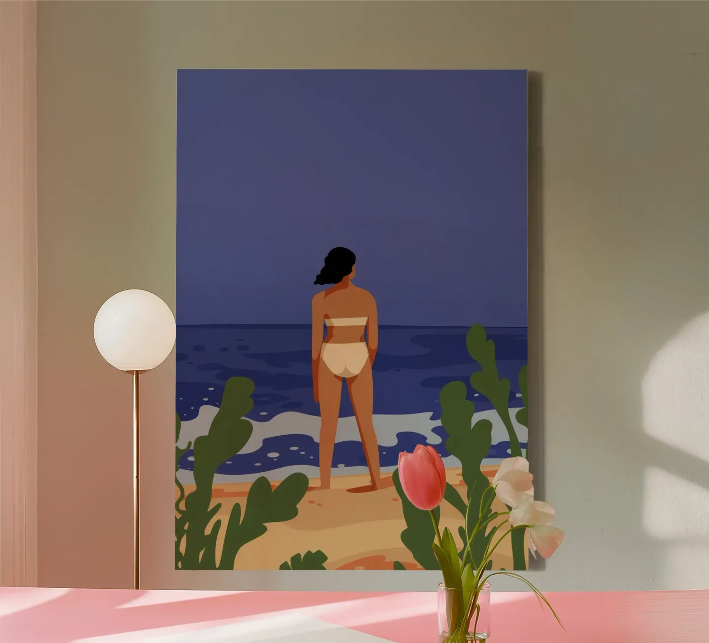 Dusk Reflection canvas by Seren Liodra