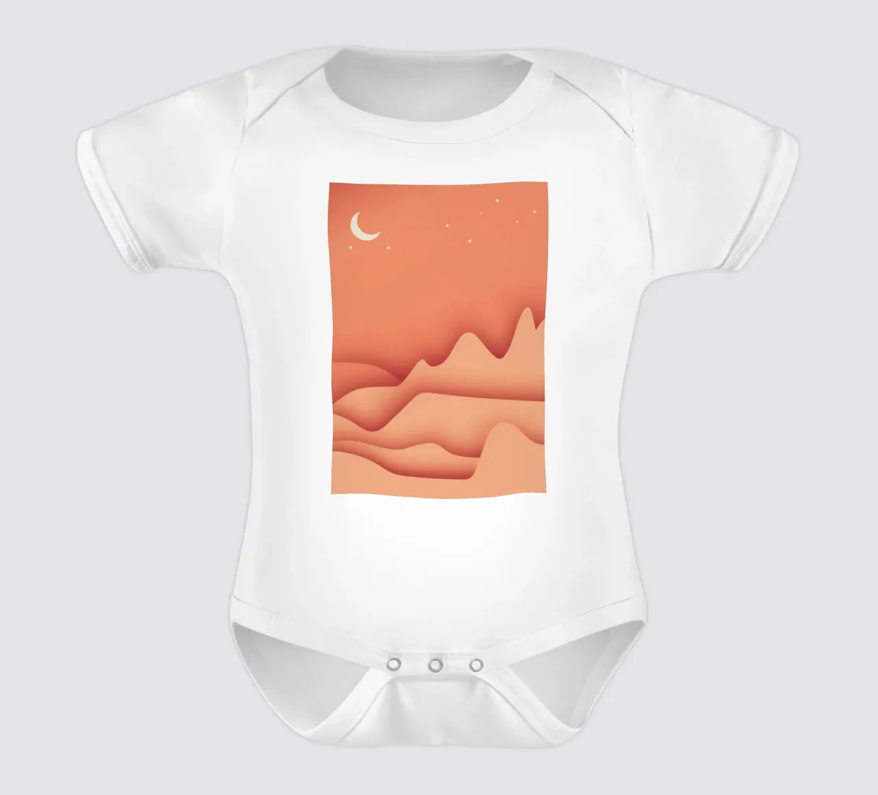 Dune morbide body neonato maniche corte da Seren Liodra
