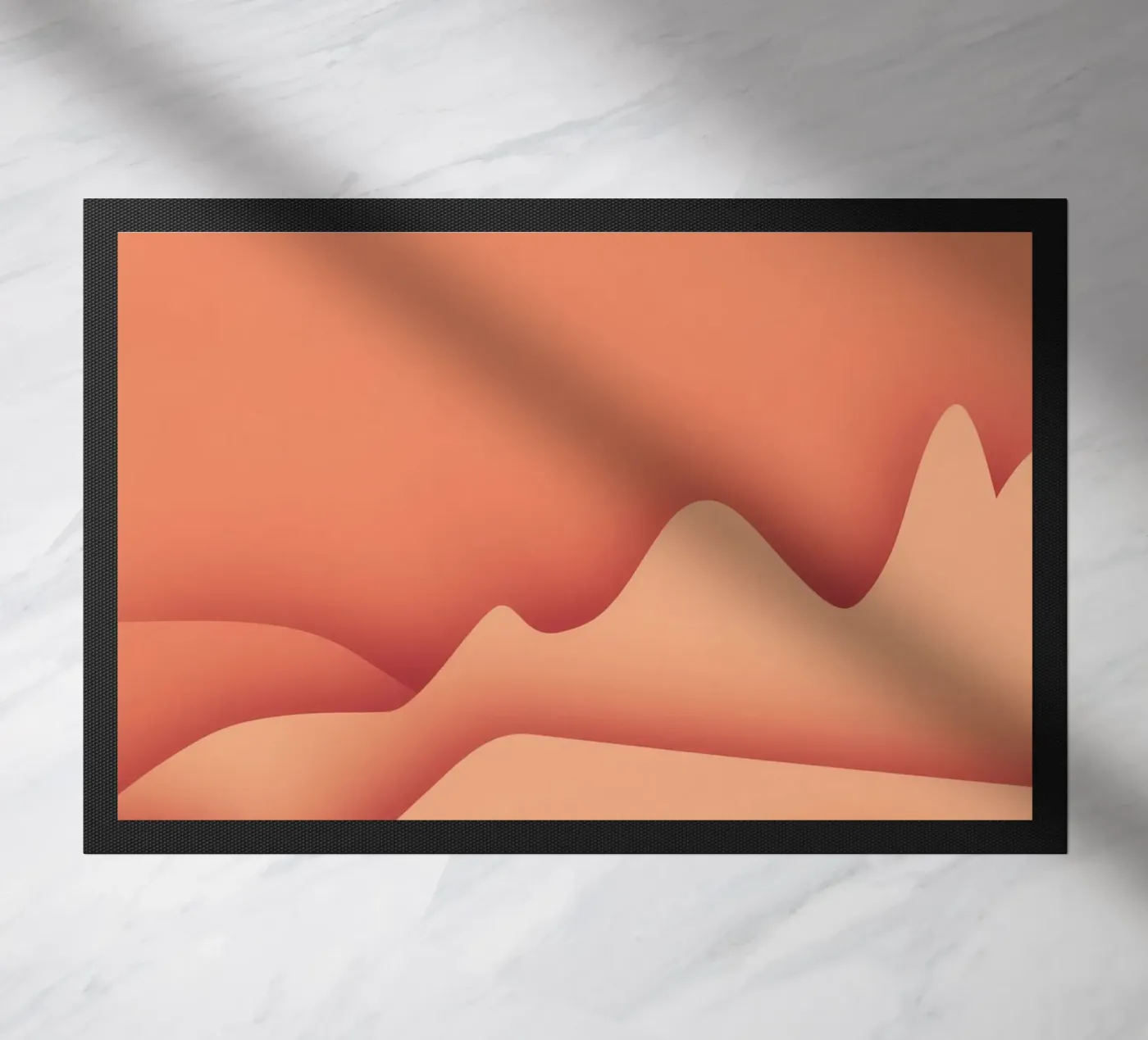 Soft Dunes doormat by Seren Liodra