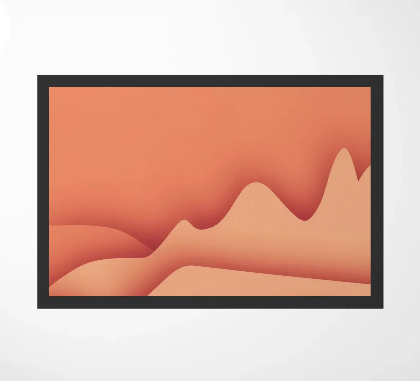 Soft Dunes doormat by Seren Liodra