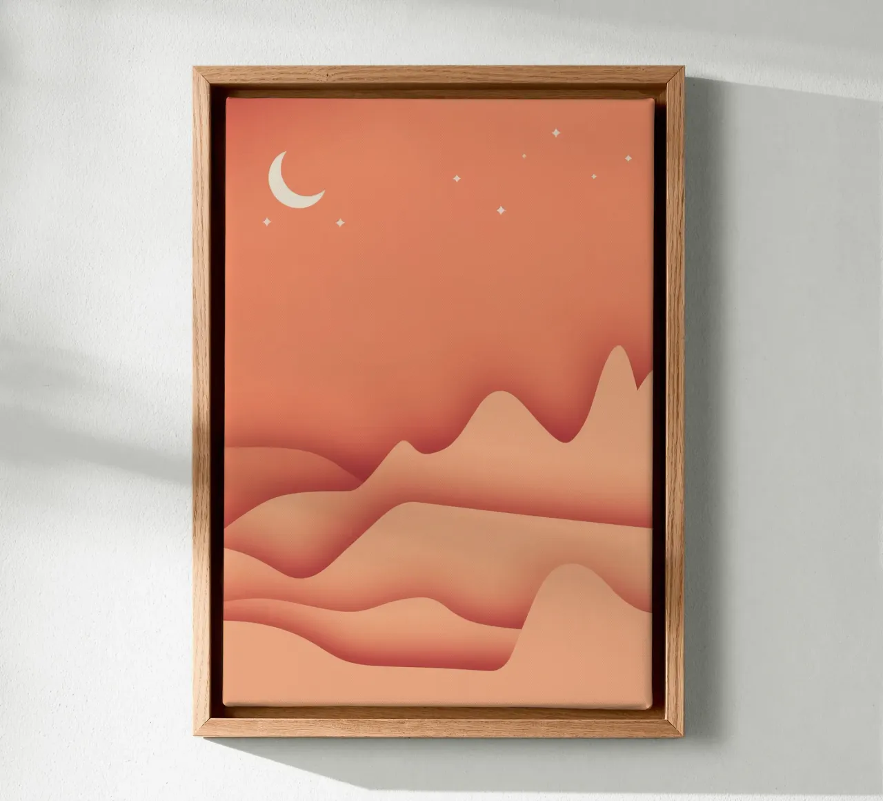 Soft Dunes canvas by Seren Liodra