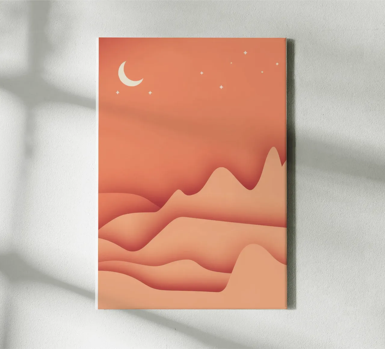 Soft Dunes canvas by Seren Liodra