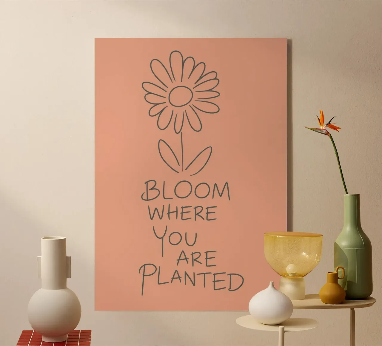 Saggezza floreale plexiglass da Seren Liodra