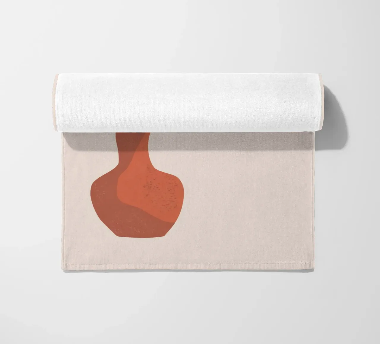 Monstera Vase beach towel by Seren Liodra