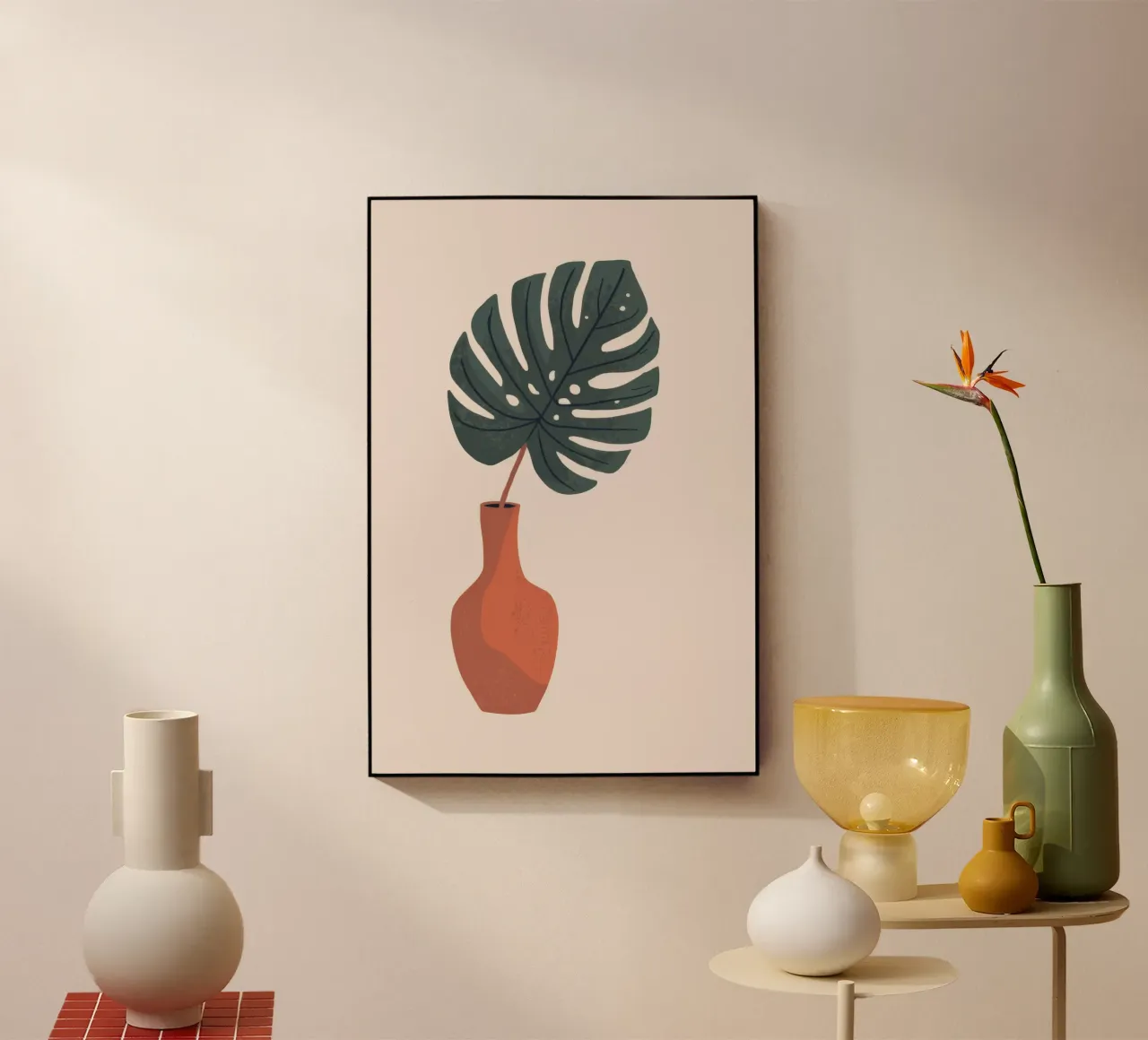 Vaso Monstera plexiglass da Seren Liodra