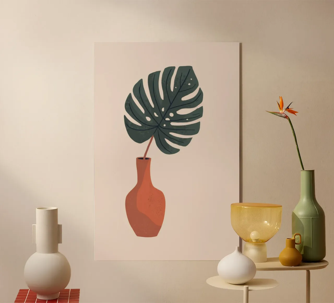 Vaso Monstera plexiglass da Seren Liodra