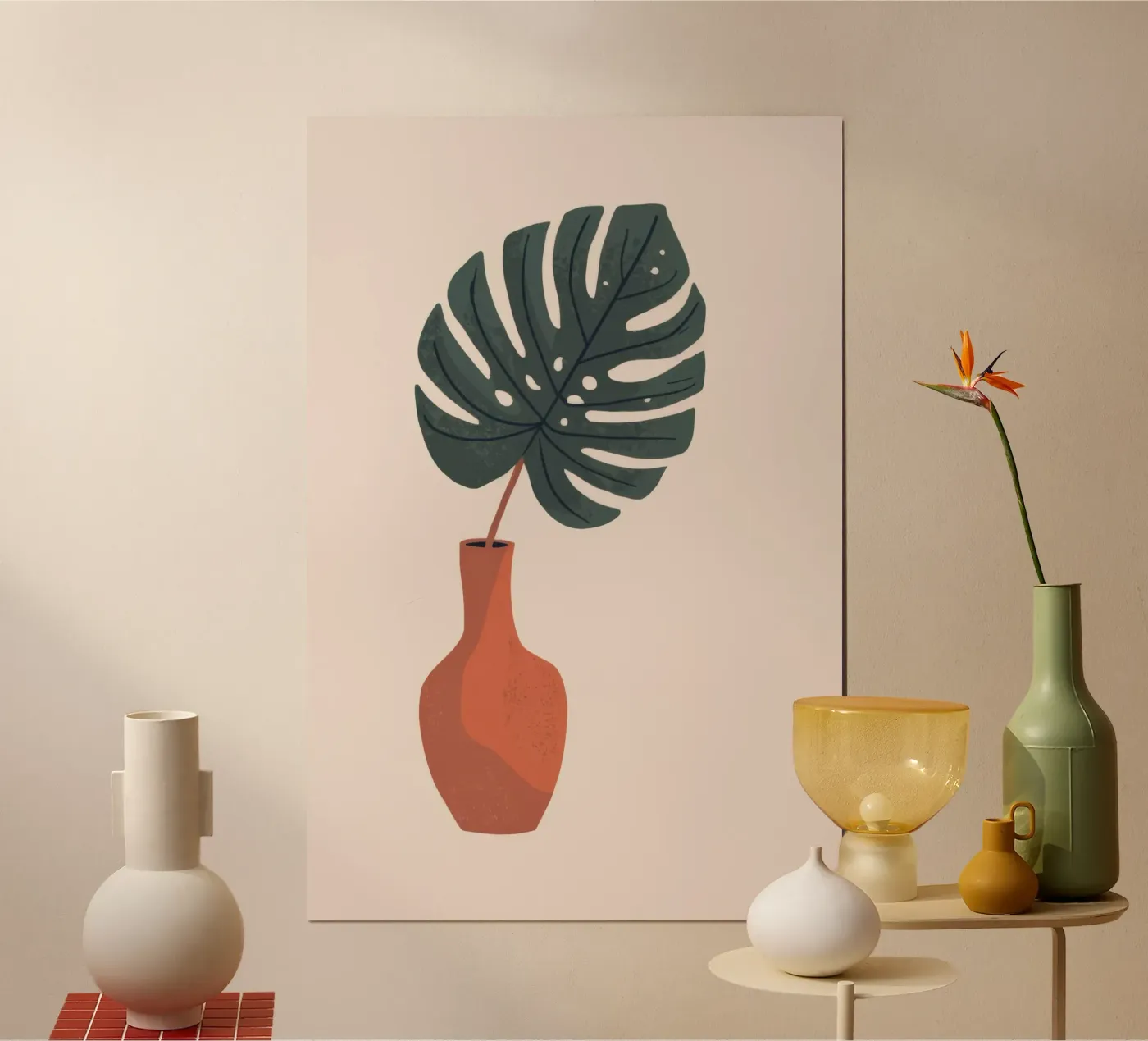 Vaso Monstera poster da Seren Liodra
