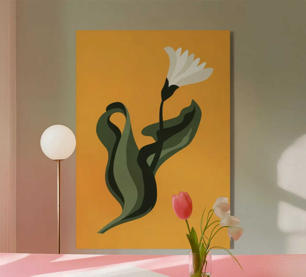 Fiore d'oro plexiglass da Seren Liodra