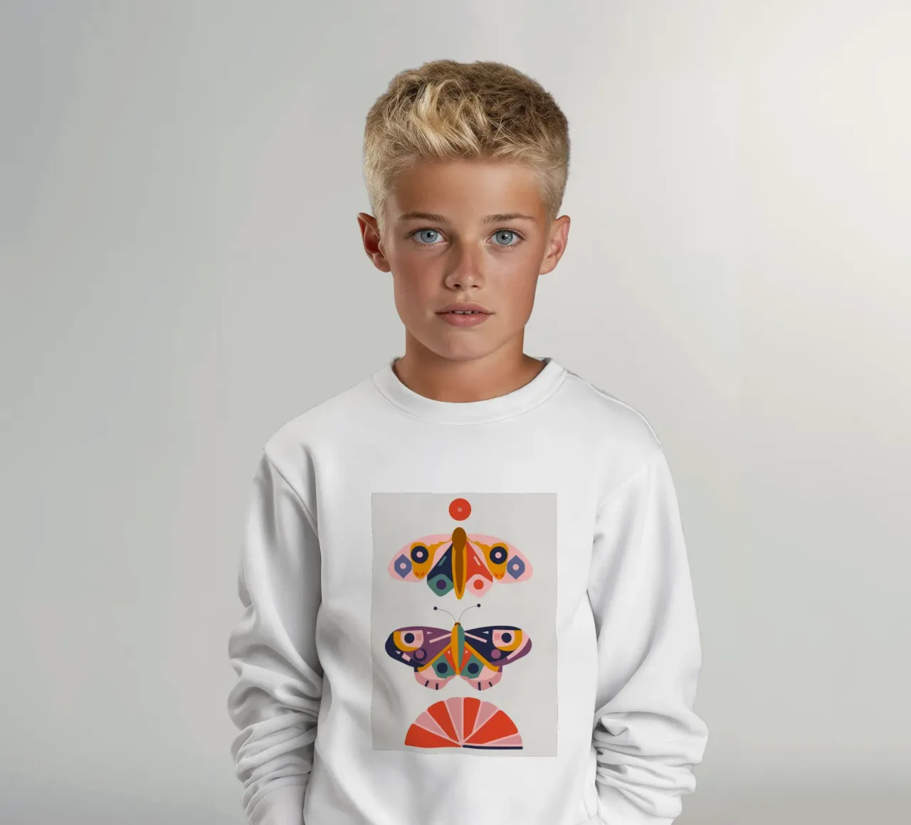 Equilibrio a farfalla felpa bambino da Seren Liodra