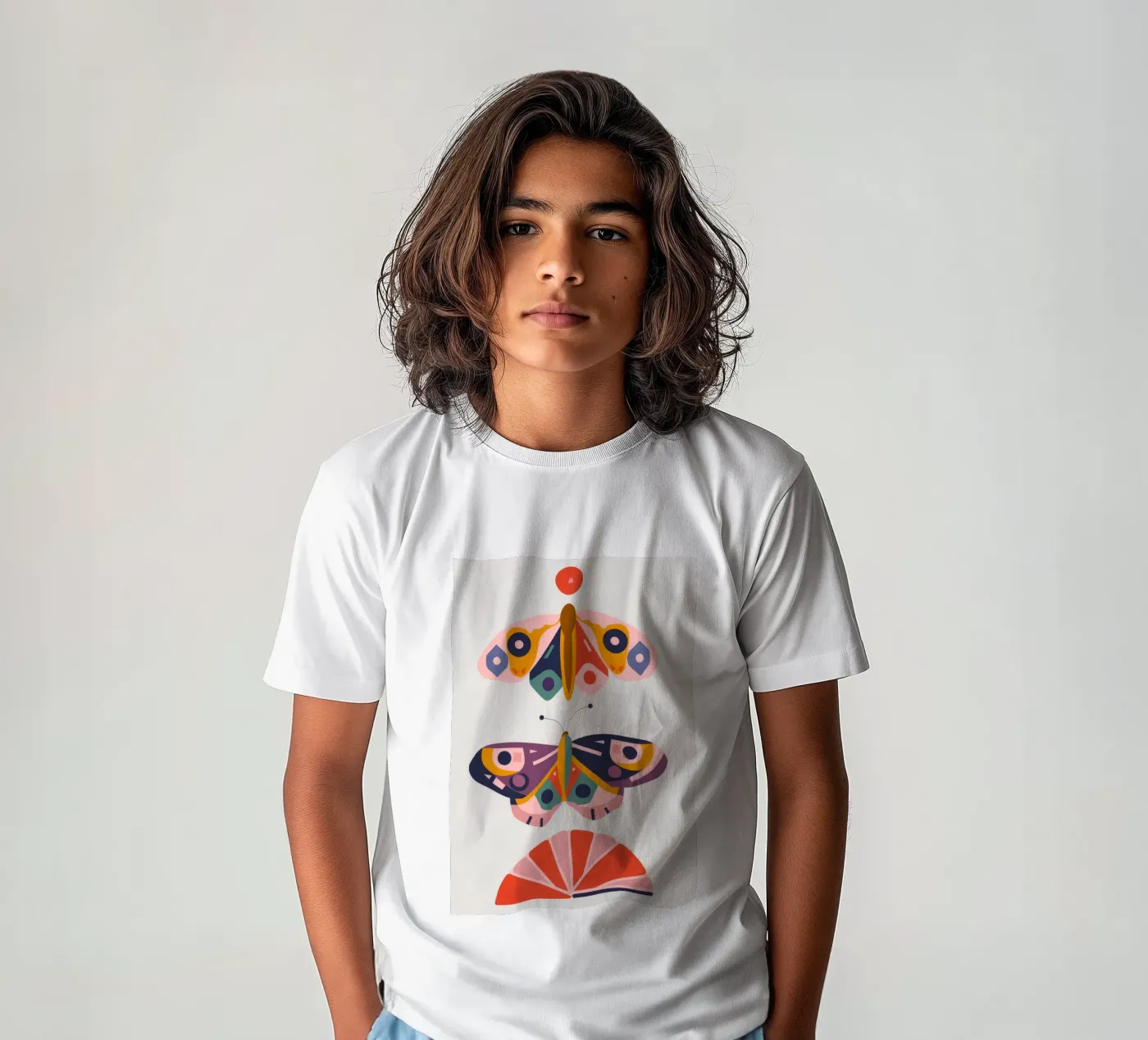 Equilibrio a farfalla t-shirt bambini da Seren Liodra