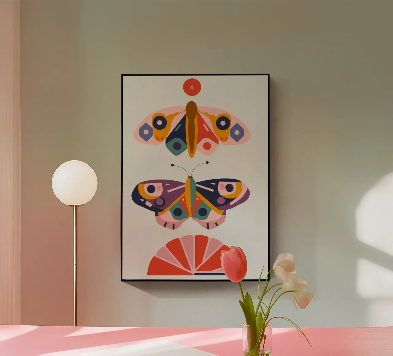 Equilibrio a farfalla plexiglass da Seren Liodra