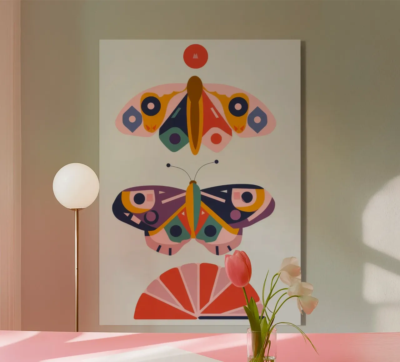 Equilibrio a farfalla plexiglass da Seren Liodra