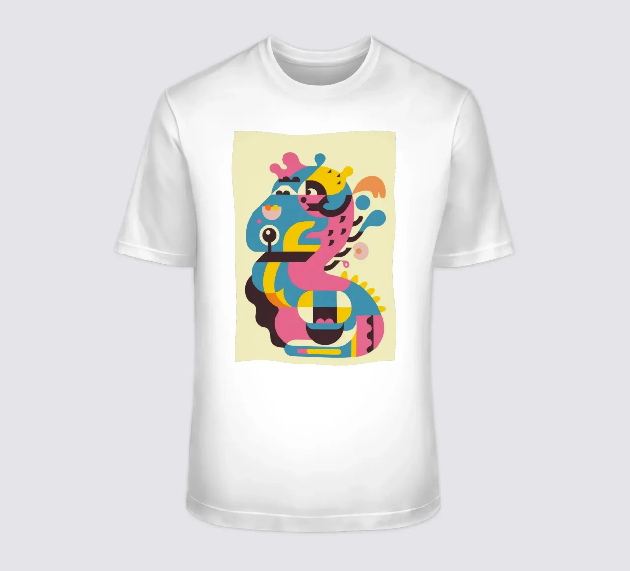 Drago astratto t-shirt da Seren Liodra