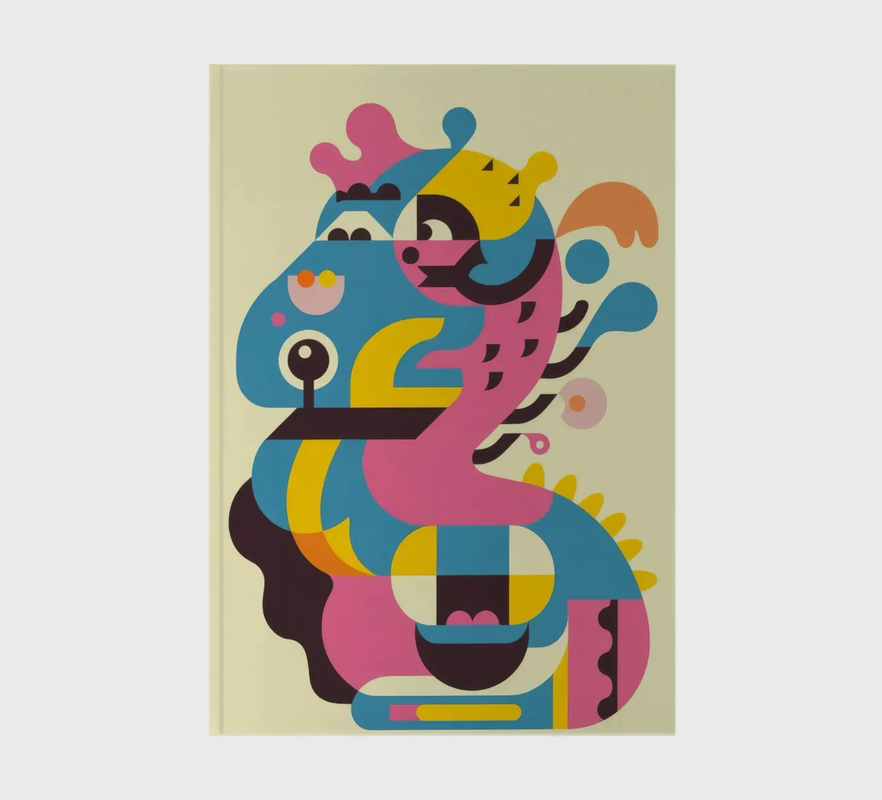 Abstract Dragon notebook by Seren Liodra