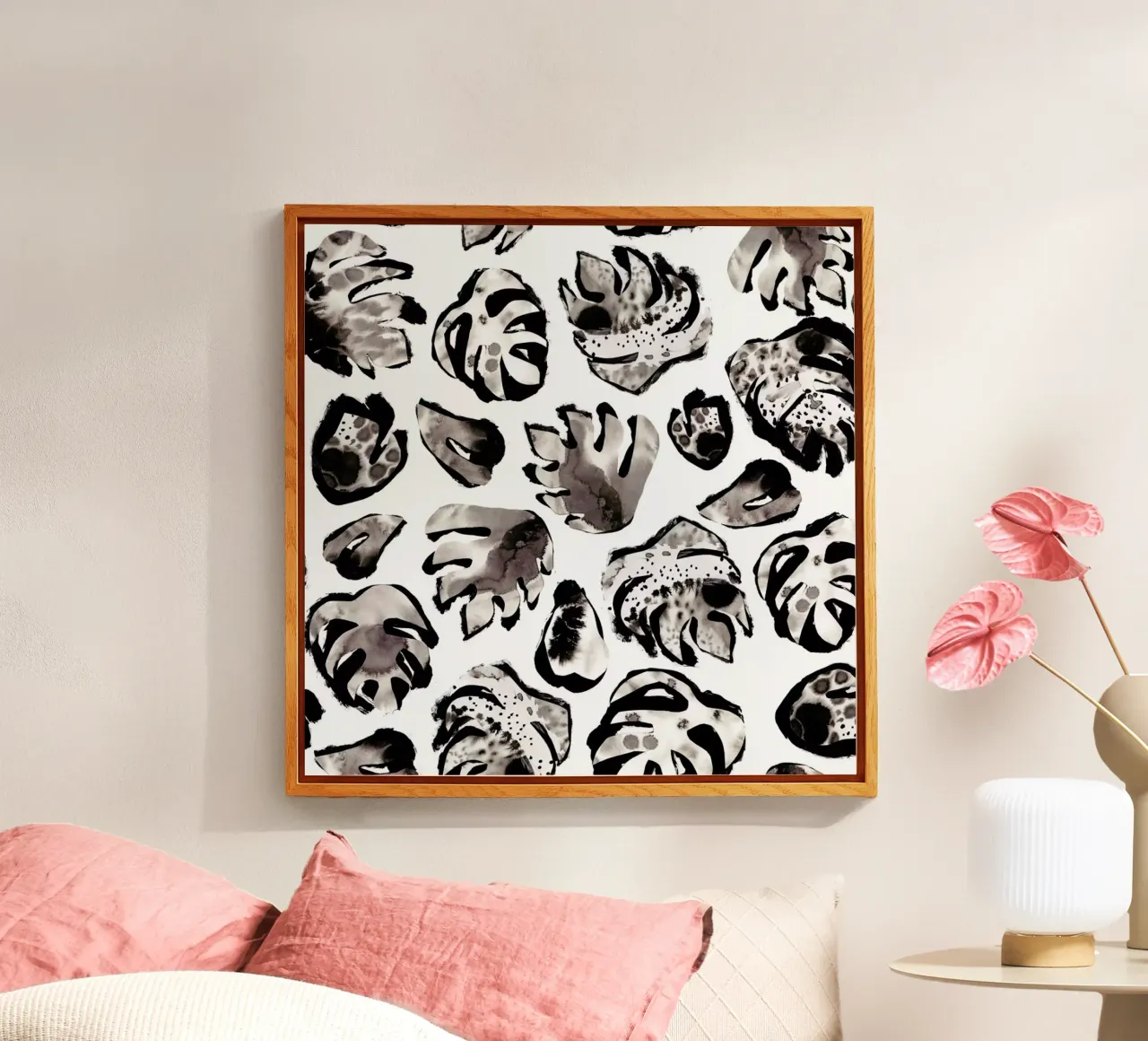 Monstera Ink plexiglass da Farina Kuklinski