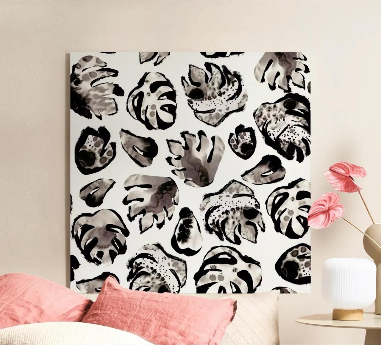 Monstera Ink plexiglass da Farina Kuklinski