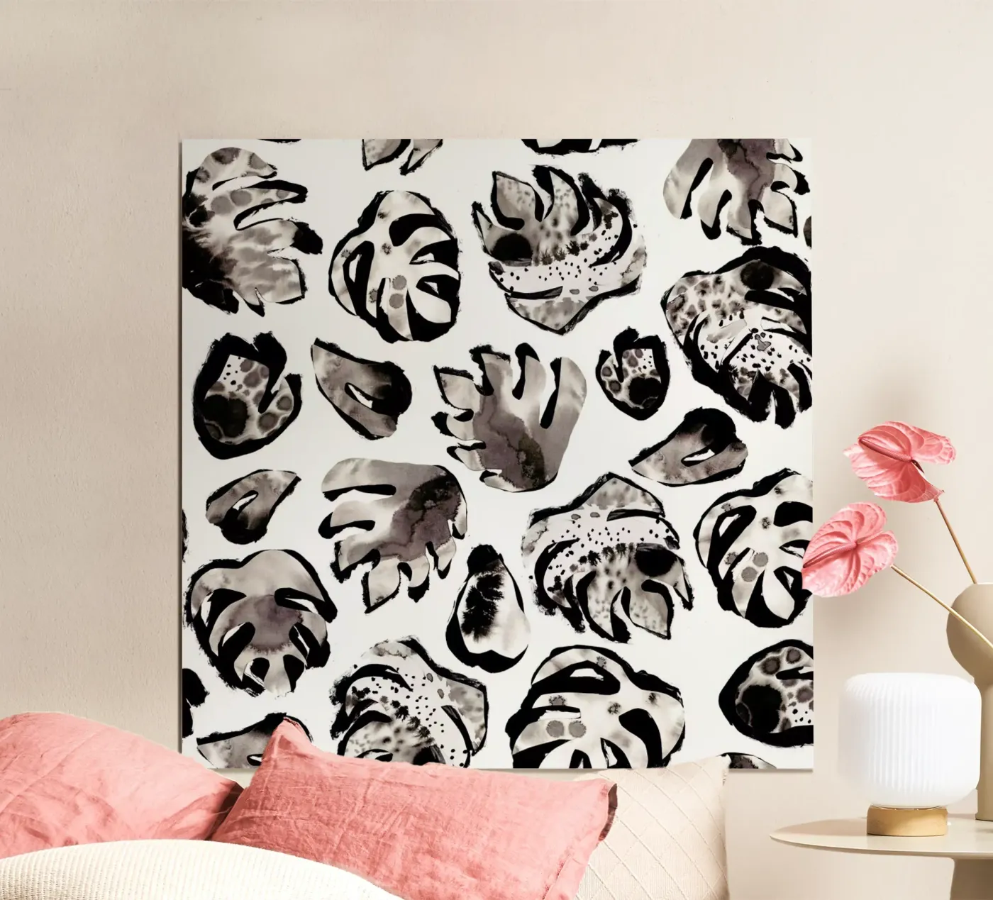 Monstera Ink poster da Farina Kuklinski