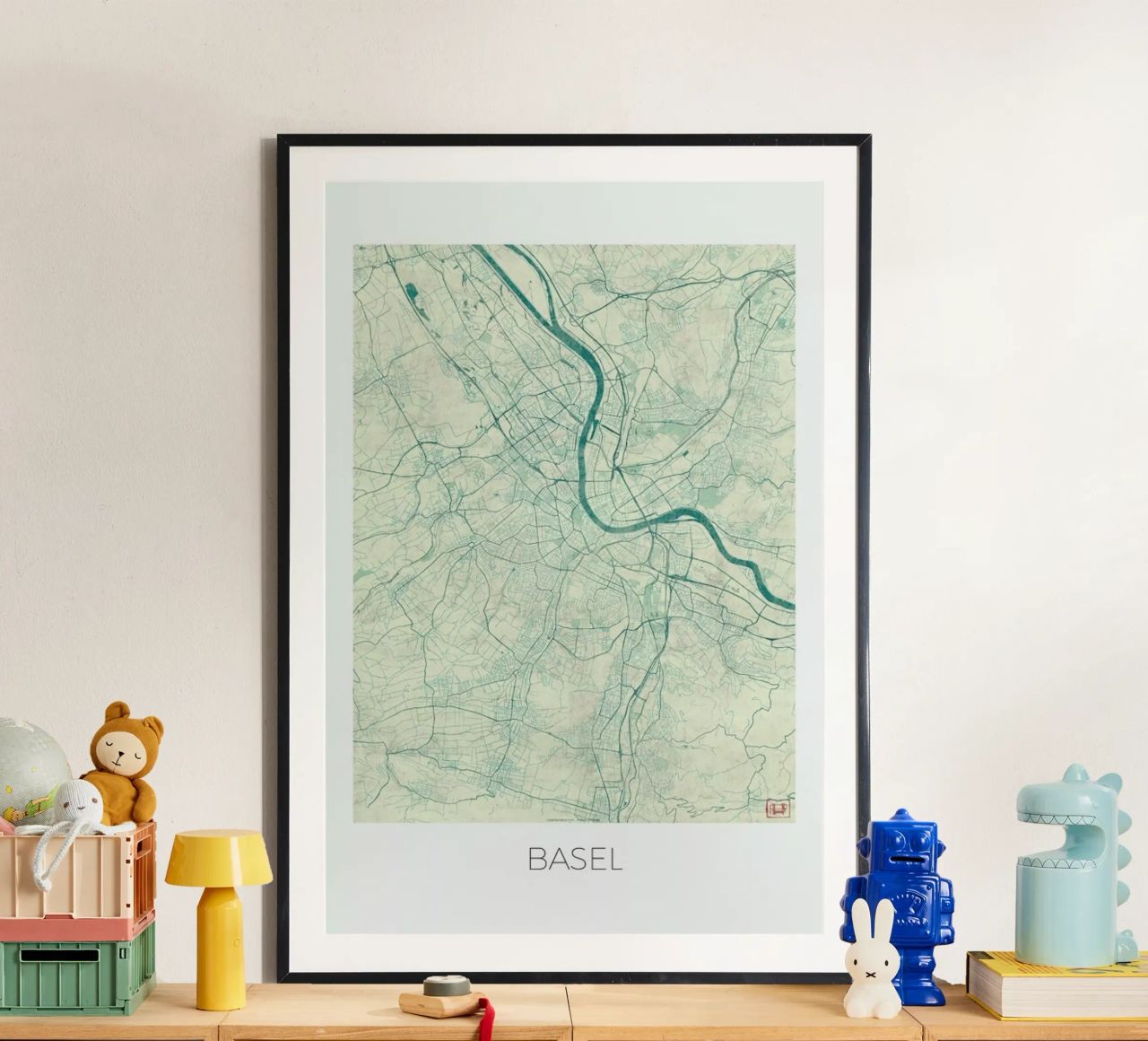 Basel Vintage poster by Hubert Roguski