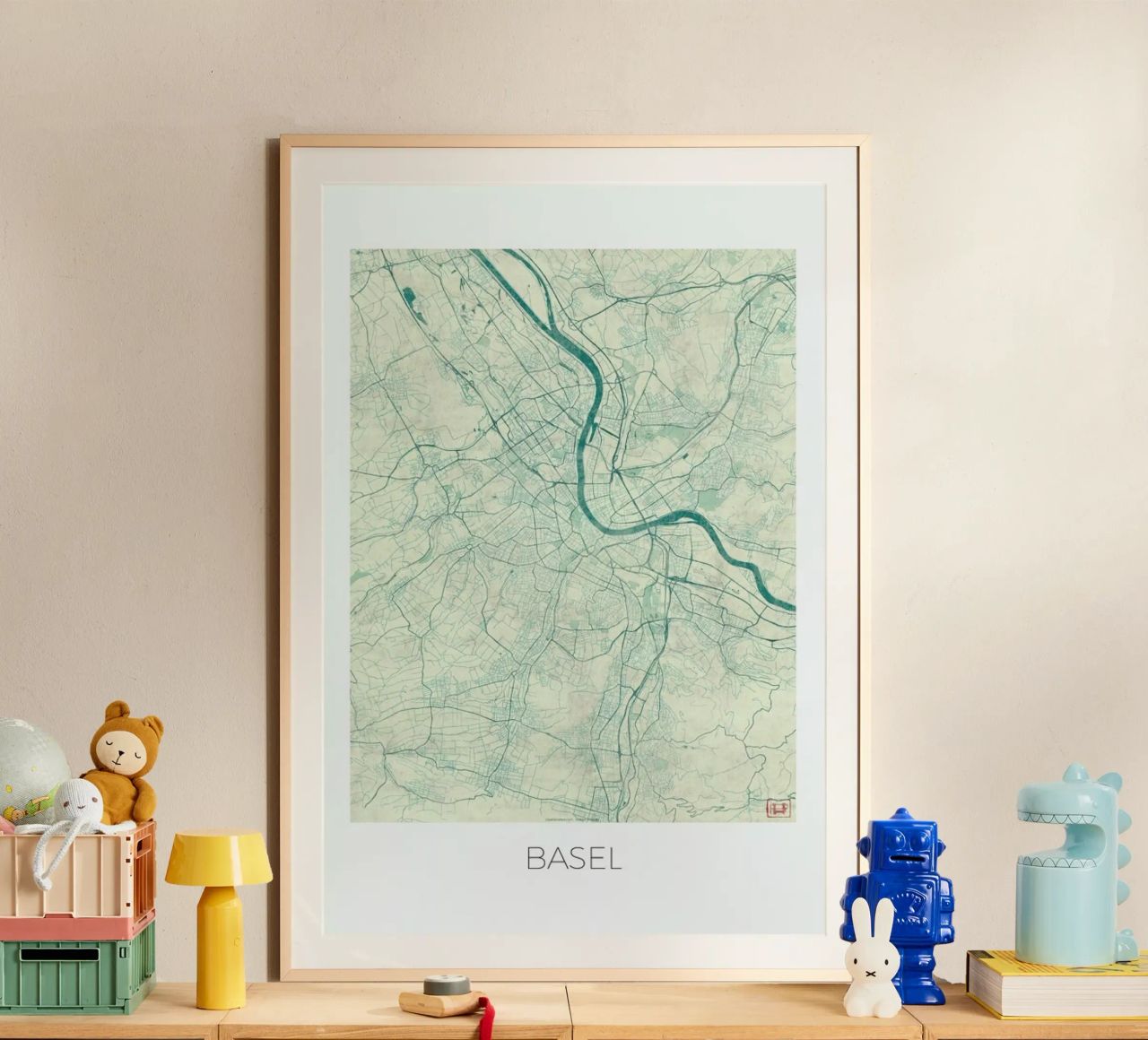 Basel Vintage poster by Hubert Roguski