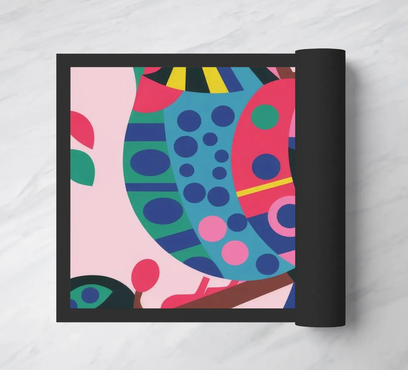 Vibrant Bird doormat by Seren Liodra