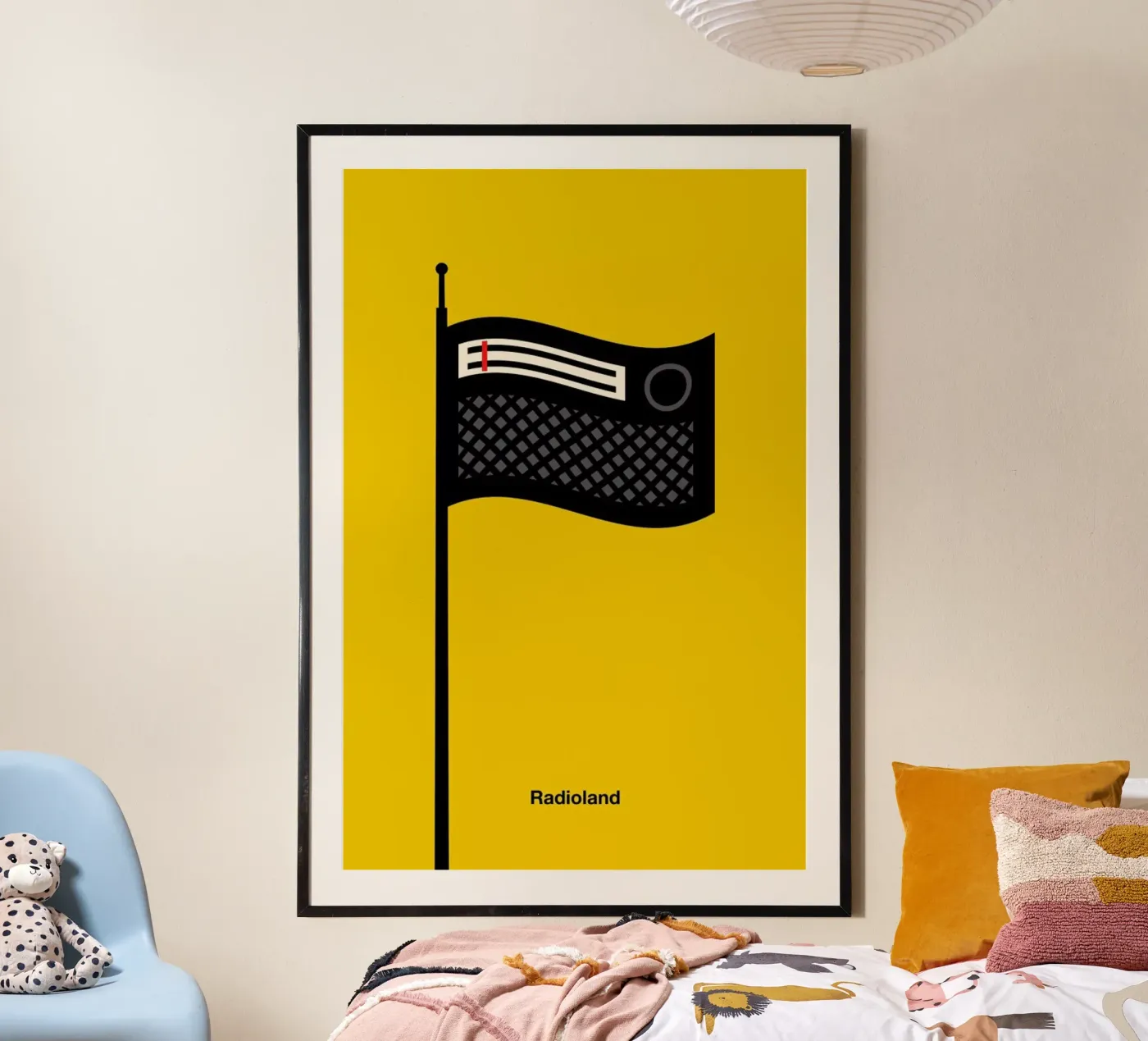 Radioland poster by Viktor Hertz