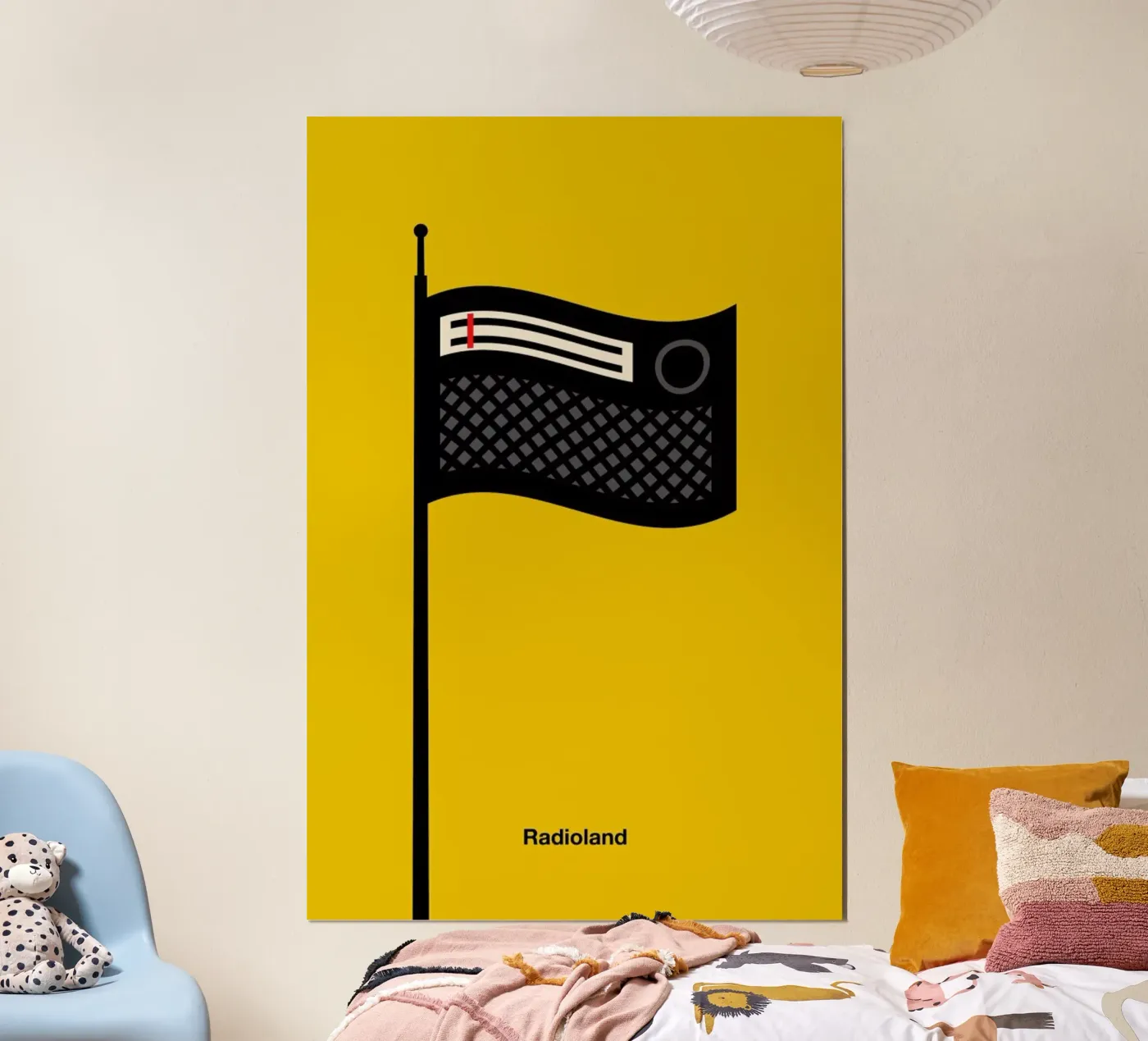 Radioland poster by Viktor Hertz