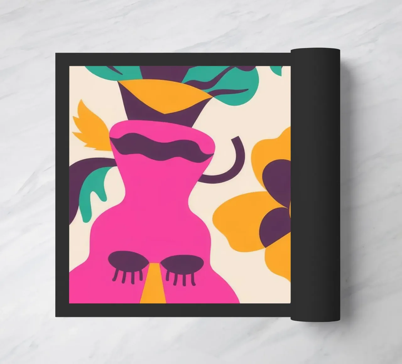 Volti e uccelli zerbino da Seren Liodra