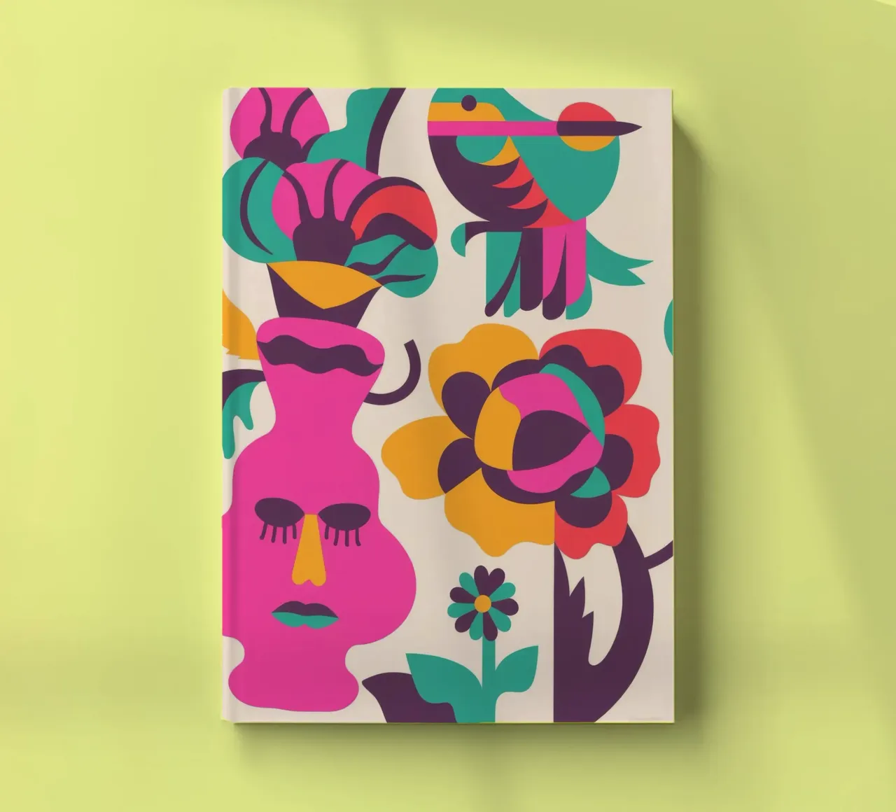Faces and Birds notebook by Seren Liodra