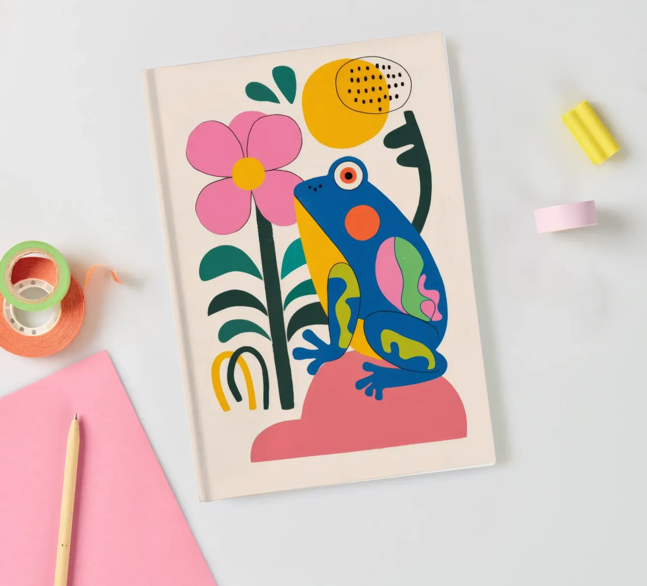 Bird and Flower notebook by Seren Liodra