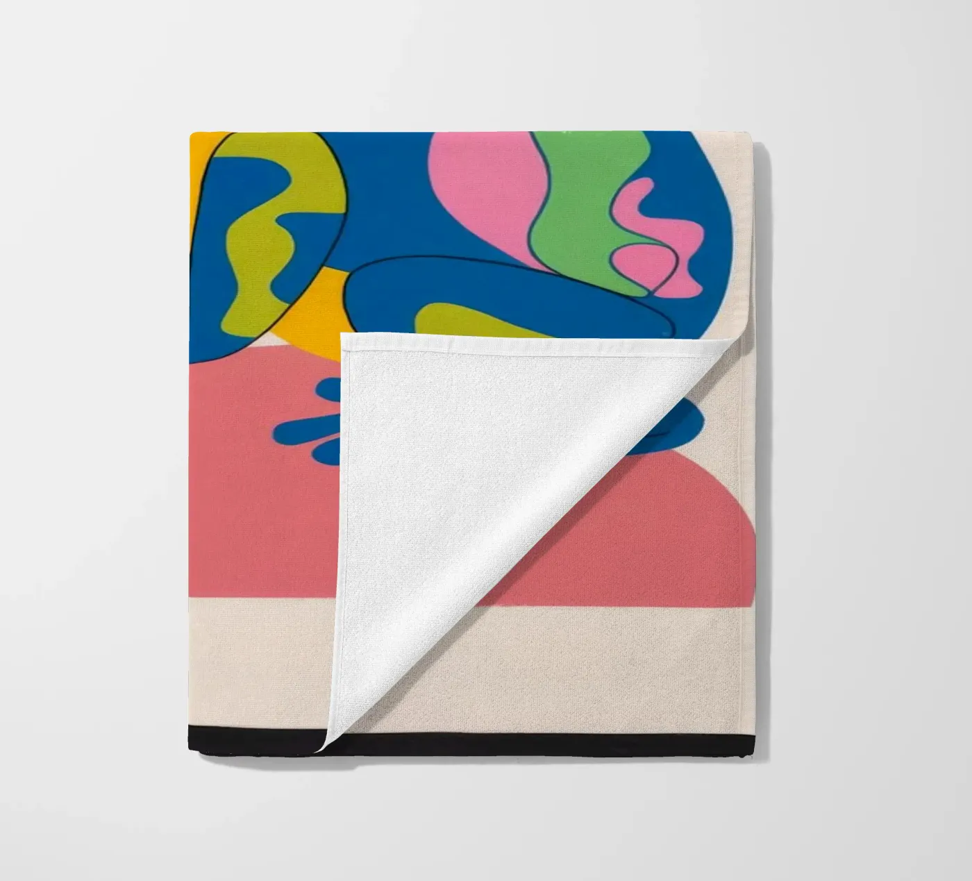 Uccello e fiore telo mare da Seren Liodra