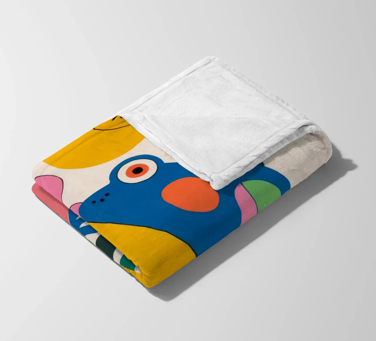 Uccello e fiore coperta in pile da Seren Liodra
