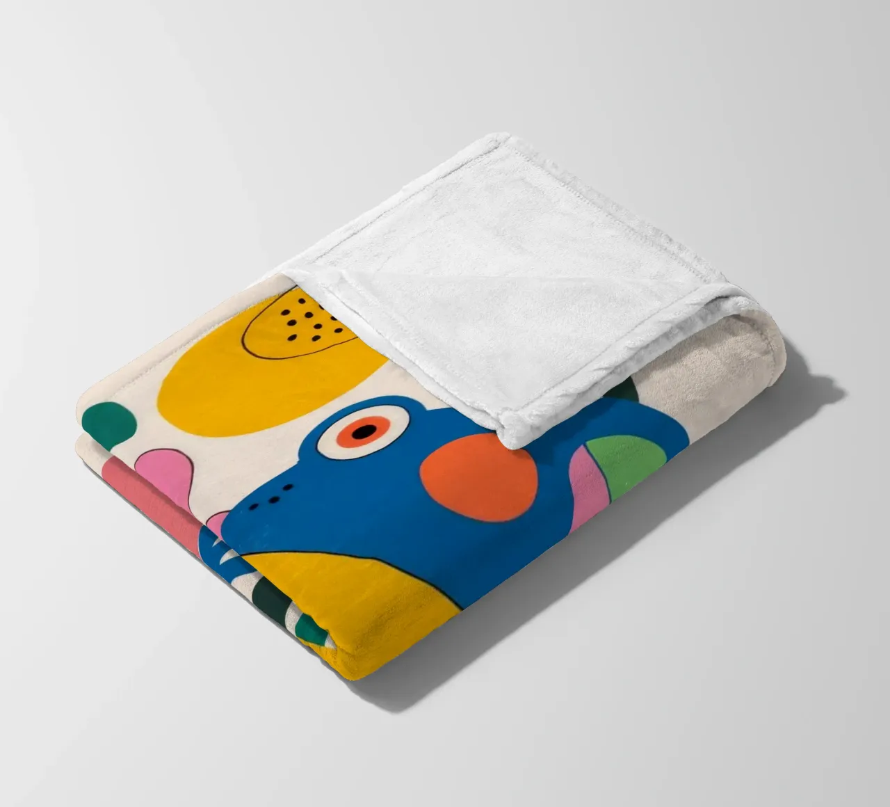 Uccello e fiore coperta in pile da Seren Liodra