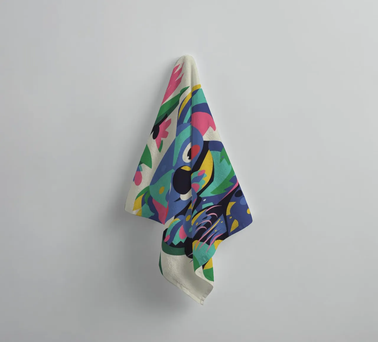 Koala and Baby towel by Seren Liodra
