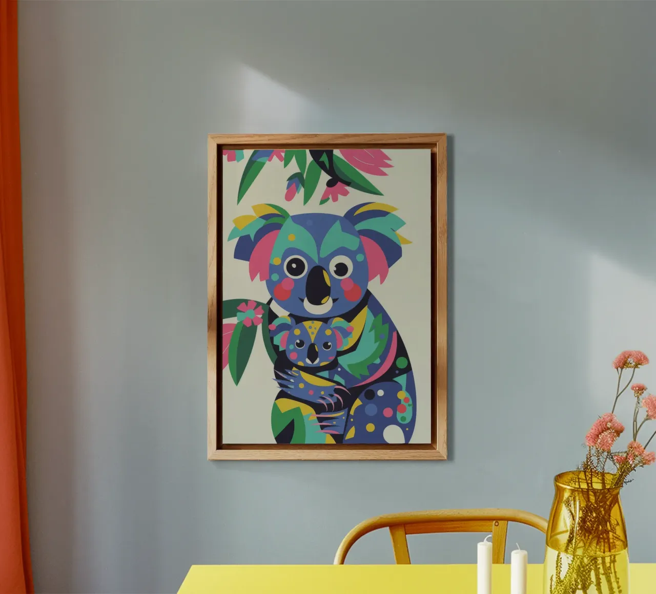 Koala and Baby forex plate by Seren Liodra