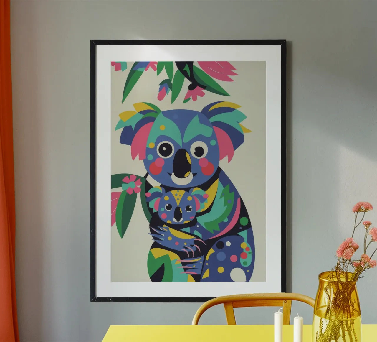 Koala and Baby hahnemühle by Seren Liodra
