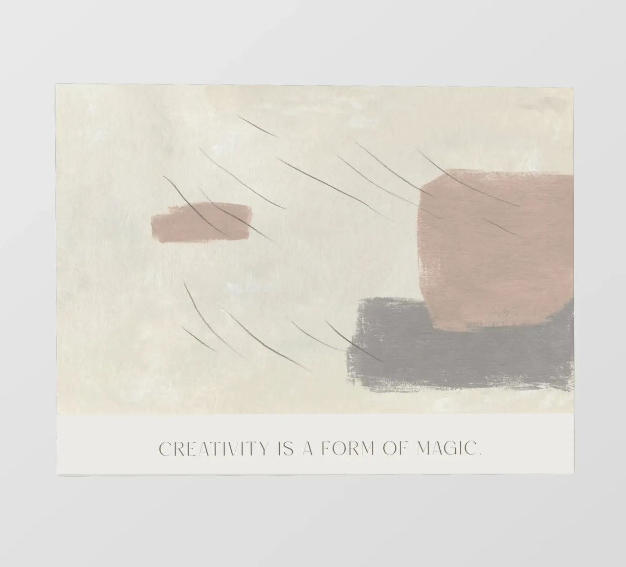 Creativity Is A Form Of Magic telo in pvc da treechild