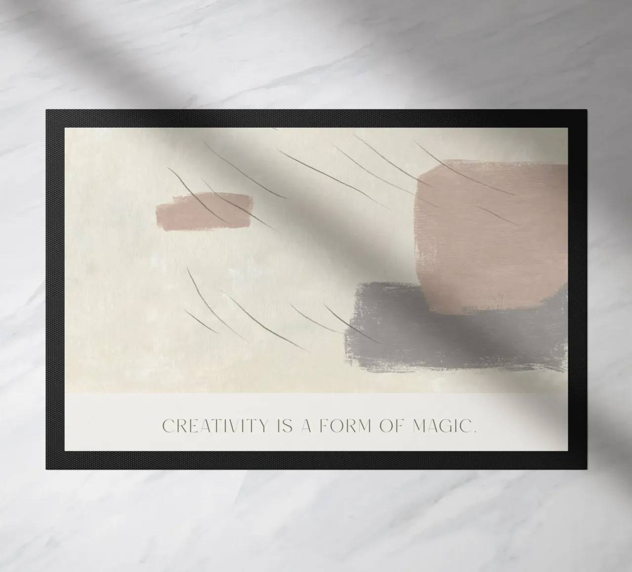 Creativity Is A Form Of Magic felpudo de treechild